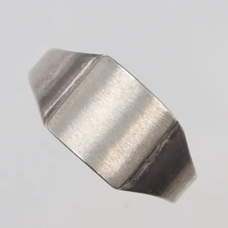 Klackring stl 19 bredd 3-10, HSG (Hedbergs Guld) Dalsjöfors 1984, silver 925/1000 Vikt: 3,2 g
