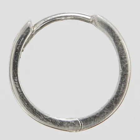 Örhänge, udda, vita stenar, 13mm, 18K  Vikt: 0,8 g