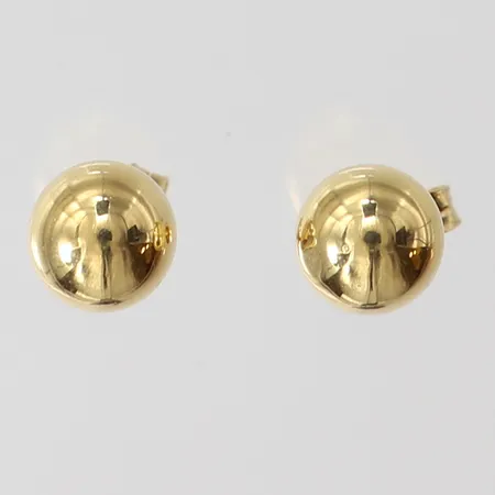 Ett par örhängen kulor, ca 6mm. 18K Vikt: 0,5 g