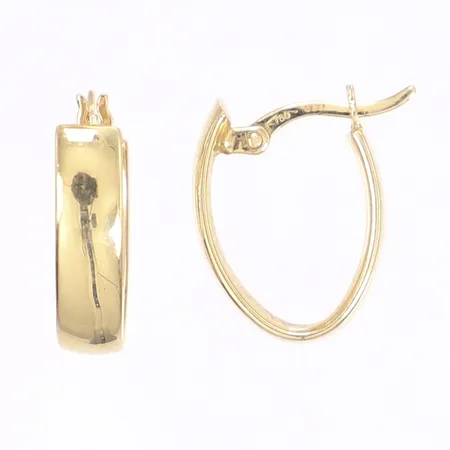 Ett par örhängen, 17x4mm, 18K Vikt: 2,4 g