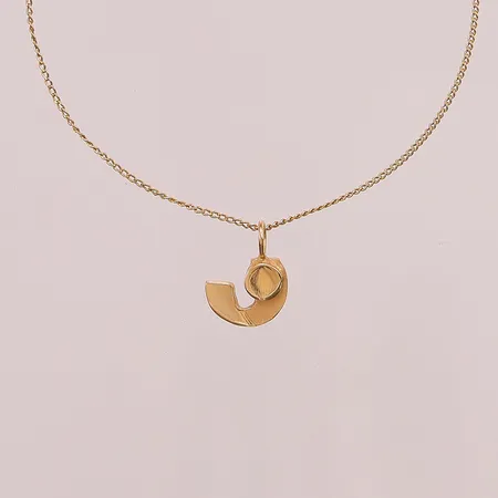 Halskedja med Hänge , 46cm, 18K, 3,4g.