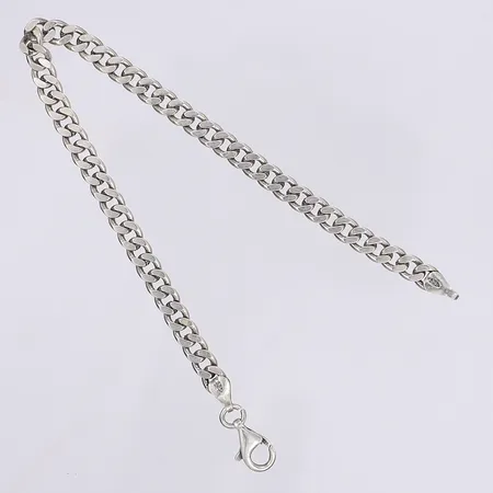 Armband pansar, 21,5cm, bredd 5,5mm, bruksslitage, silver 925/1000 Vikt: 12,9 g