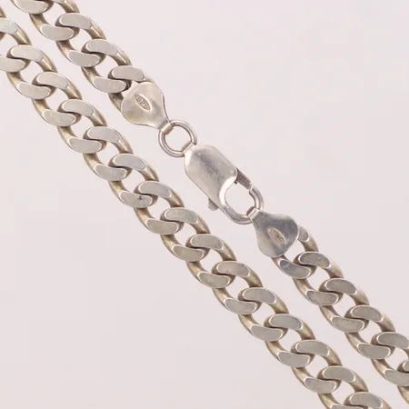 Kedja Pansar, längd 51cm, bredd 7,1mm, GHA, silver 925/1000 Vikt: 45,1 g