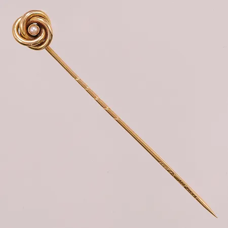 Nål, längd 6,5cm, 18K, 2,0g.