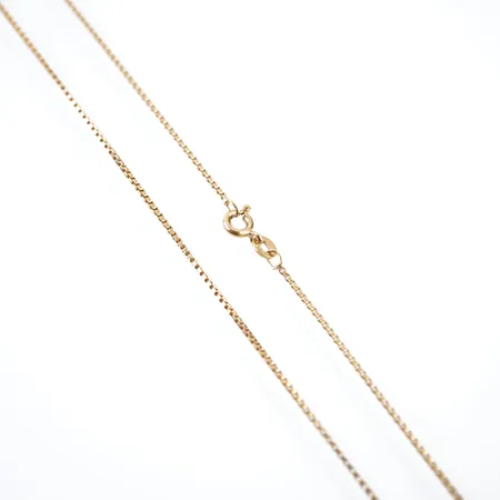 HAlskedja, venezia, 59cm, bredd 1,5mm, 18k Vikt: 6 g