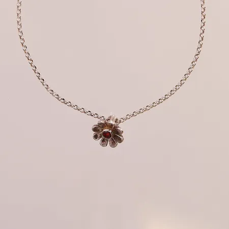Halskedja med Hänge, 35,5-38,5cm, Silver s925/1000, 4,3g.