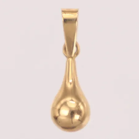 Hänge droppe, längd 18,2mm, bredd 5,8mm, 18K Vikt: 0,4 g