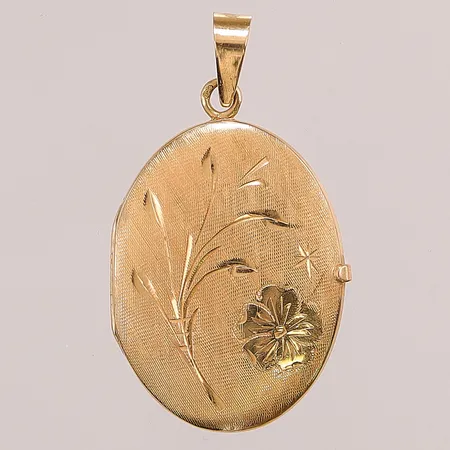 Medaljong, 21x28mm 18K, 7,0g Vikt: 7 g