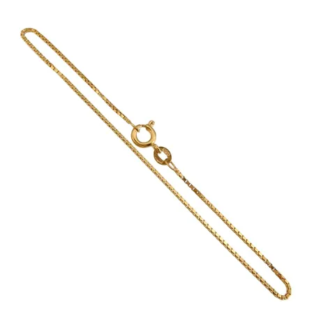 Armband Venezia, 18K guld, UnoAerre Italien, svensk kontrollstämpel, längd 18,0 cm, bredd 1 mm, fint skick Vikt: 1,5 g