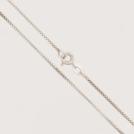 Kedja Venezia, längd 41cm, bredd 1mm, 835/1000 silver  Vikt: 2,2 g