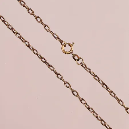 Halskedja, Ankar, 43cm bredd 2,5mm, 18K, 10,1g.