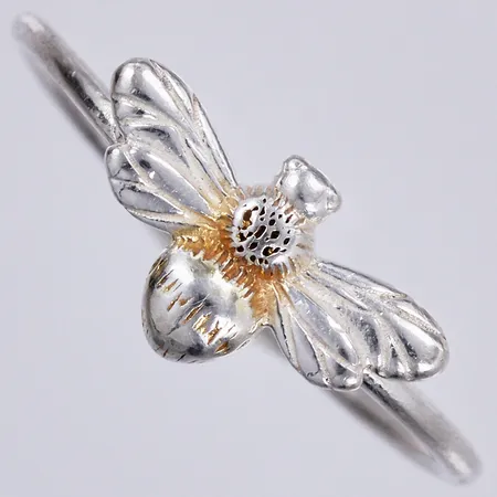 Ring, stl. ca 17, bredd: ca 1-8mm, silver, 925/1000 Vikt: 1,1 g