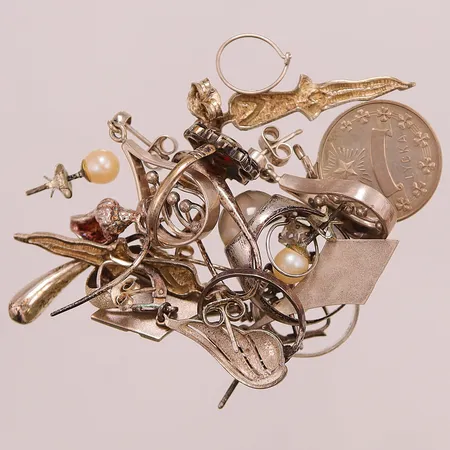 Diverse silver, S830-925/1000, 40,8g.