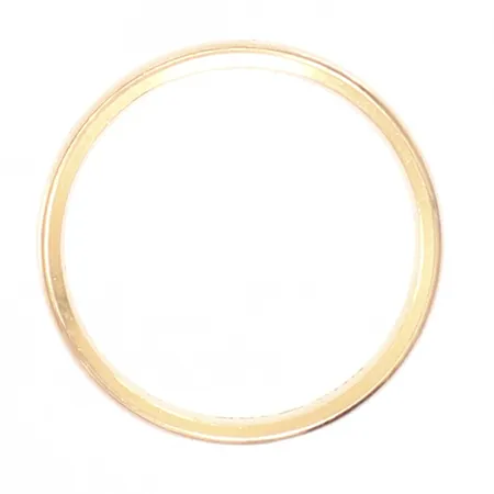 Ring, slät, stl 15½, bredd 4mm, gravyr, 18K Vikt: 3,5 g