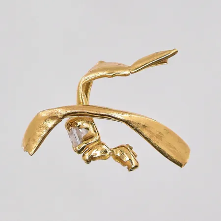 Diverse guld, defekter, sten, 18K Vikt: 0,5 g