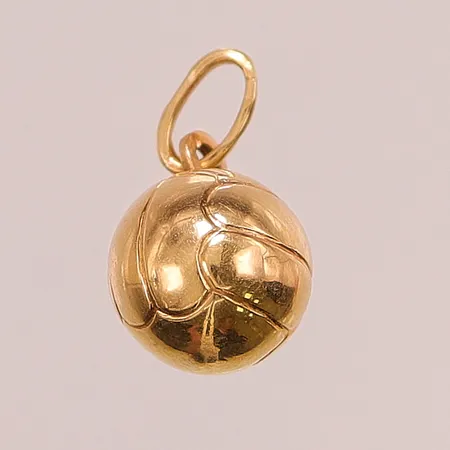Hänge, fotboll, bredd 10mm, 18K 1,2g.
