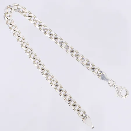 Armband pansar, 20cm, bredd 5mm, silver 925/1000 Vikt: 13,4 g