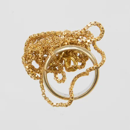 Diverse guld, defekta, 18K Vikt: 7 g