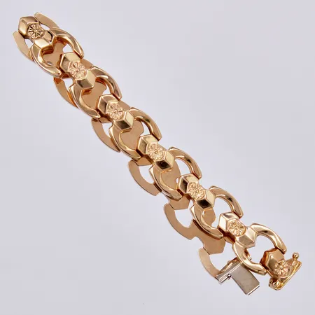 Armband, längd: ca 18,5cm, bredd: ca 4-12mm, 18K  Vikt: 15,3 g