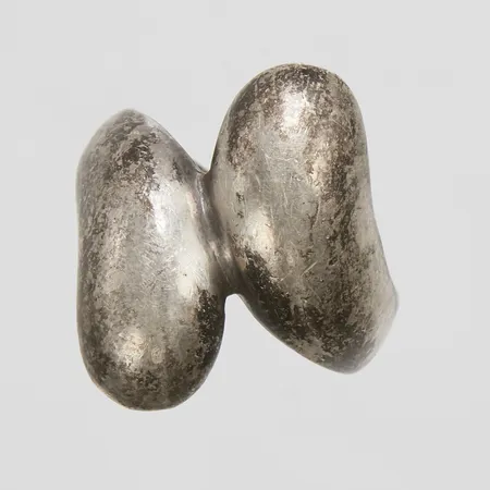 Ring, 17¾, bredd 4-23mm, 925/1000 silver Vikt: 5,3 g