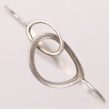 Armring, Ø ca 60x50mm, bredd 2,2-20mm, Drakenberg Sjölin AB, 925/1000 silver Vikt: 12,4 g