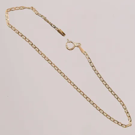 Armband, 19cm, bredd: 1,8mm, defekt lås, 14K, 1,4g.