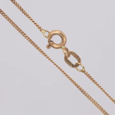 Kedja, Pansar, längd 42cm, bredd 0,9mm, Guldfynd, 18K Vikt: 1,7 g