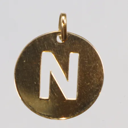 Hänge "N", Ø16mm, 18K Vikt: 0,7 g