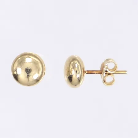 Ett par örhängen, Ø7,5mm, 14K Vikt: 1,2 g