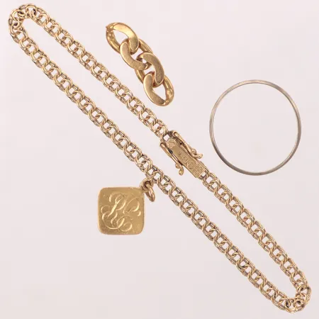 Diverse guld, defekt, 18K Vikt: 10,6 g