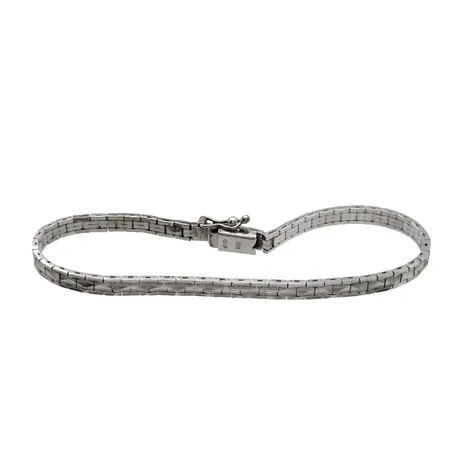 Armband, silver, defekt Vikt: 10,5 g