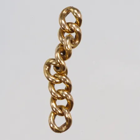 Länkbit pansar, längd 3cm, 18K Vikt: 1,4 g