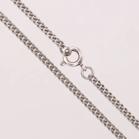 Kedja Pansar, längd 45cm, bredd 2mm, silver 830/1000 Vikt: 5,1 g