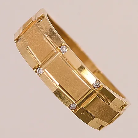 Ring, Ø20, bredd 7,13mm, 18K 3,1g.