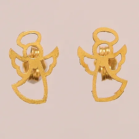 Örhängen, ett par, 9x13mm, 1,0g.