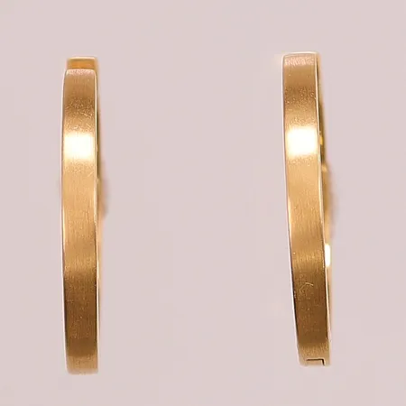 Örhängen ett par, Ø22,2mm, bredd:2,45mm, 18K 6,7g.