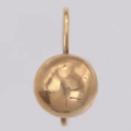 Örhänge, Ø7,7mm, bucklor, udda, 14K  Vikt: 0,4 g
