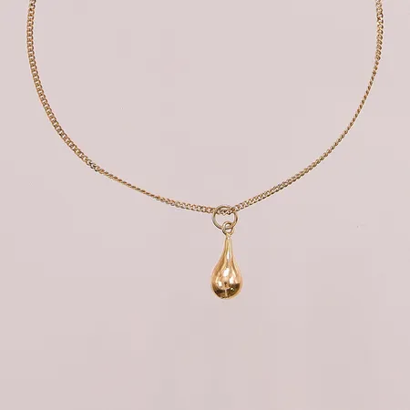 Halskedja med Hänge , 38cm, 18K, 2,7g.