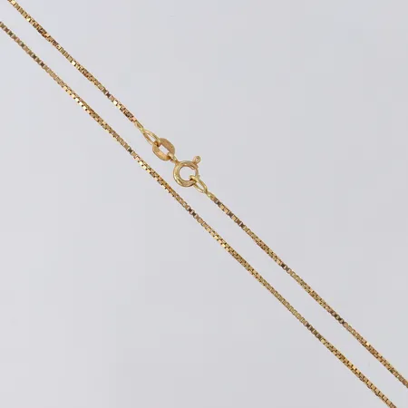 Kedja Venezia, ca 42cm, bredd 1mm. 18K Vikt: 3,5 g