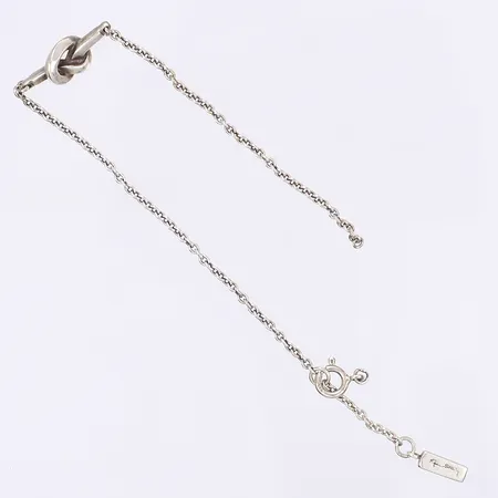 Armband Eva Attling "Love bracelet", längd 18cm, bredd 1-7mm, defekt brott på länk, silver 925/1000 Vikt: 3,3 g