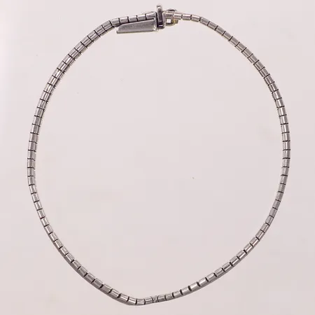 Armband, längd 18,5cm, bredd 6,1mm, silver 925/1000 Vikt: 12,4 g