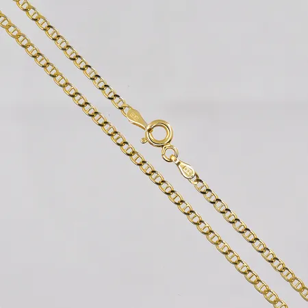 Kedja Pansar med stav, 55cm, bredd 2mm, 18K Vikt: 2,7 g