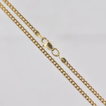 Kedja Pansar, 52cm, bredd 2mm, 14K Vikt: 3,1 g