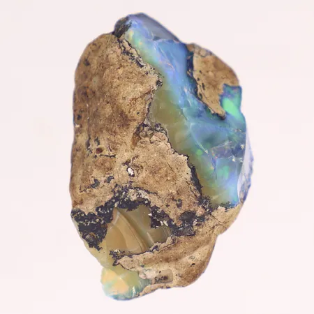 Opal, oslipad, 48x30mm, troligen etiopisk, tillhörande påse