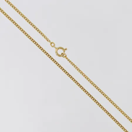 Kedja Pansar, ca 70cm, bredd 2mm. 14K Vikt: 4,4 g
