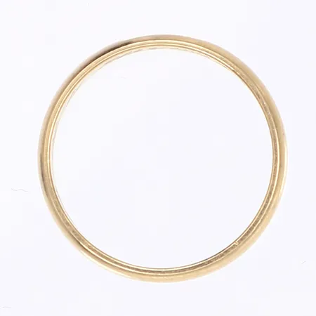 Ring slät, stl 19, bredd 3mm, gravyr, 18K Vikt: 3,5 g
