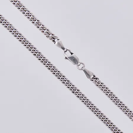 Kedja, längd: ca 51cm, bredd: ca 4mm, silver, 925/1000 Vikt: 17,6 g