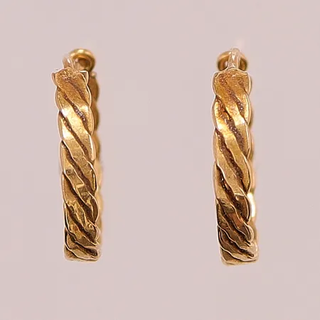 Örhängen, ett par, Ø14,8mm, 18K 1,5g.