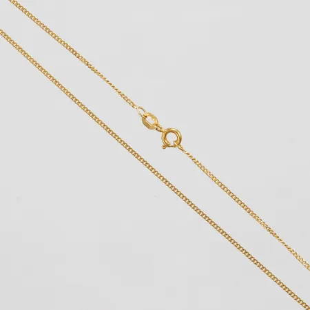 Kedja Pansar, längd ca 38,2cm, bredd 1mm, Balestra, 18K Vikt: 2,3 g