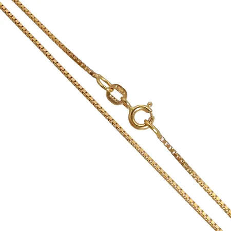 Halskedja Venezia, 18K guld, Balestra Italien, längd 42,5 cm, bredd 1 mm, fint skick Vikt: 3,4 g
